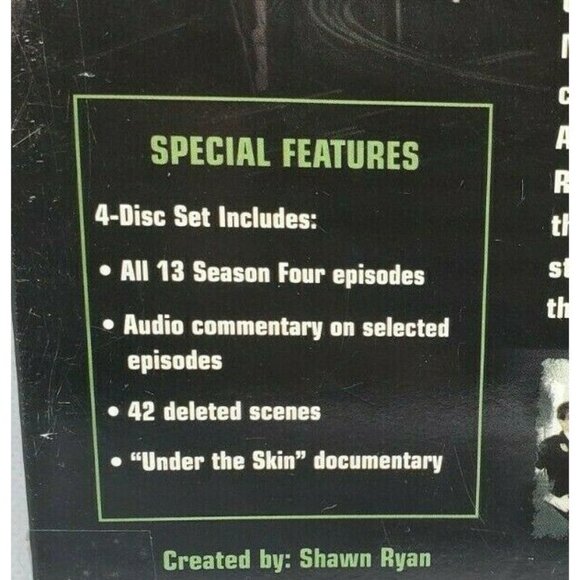 The Shield Complete Fourth Season Missing Disk 4 Minor Blemishes On 1 & 2 Clean - Picture 4 of 12